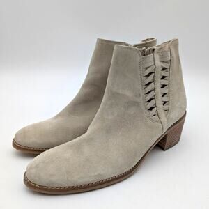 Paul Green Vienna Chelsea Boots Women's Biscuit Soft Suede Size US8.5/UK6 EU39